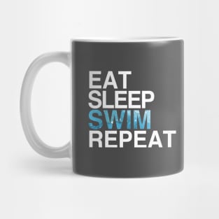 Eat Sleep Swim Repeat Swimmers Shirt Mug